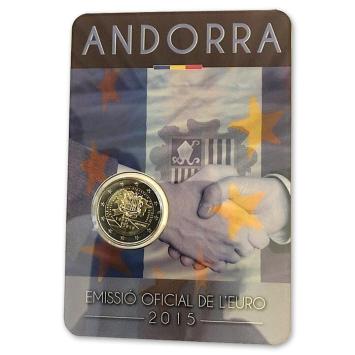 Andorra 2 Euro 2015 Douane UNC coincard